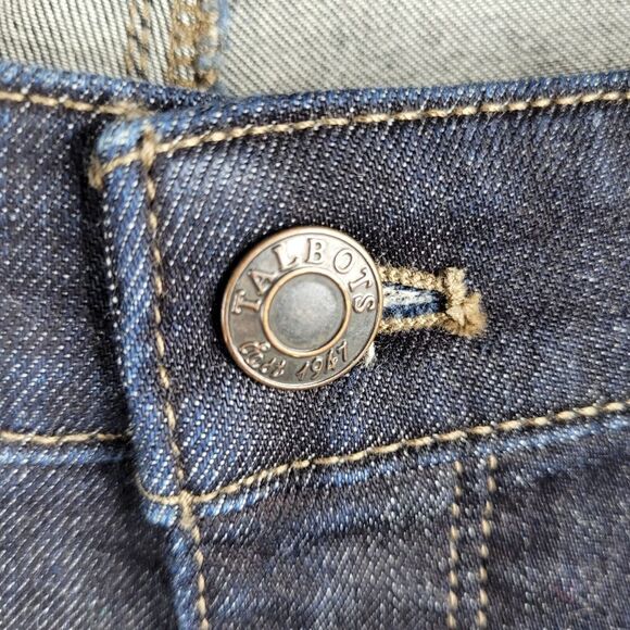 NEW 16 TALBOTS slim ankle Flawless 5 pocket dark wash JEANS 1X NWOT - Picture 8 of 11